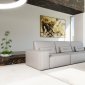 Enjoy Sofa in Gray White Full Leather by VIG