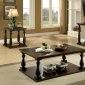 Luann Coffee & 2 End Table Set CM4420 in Dark Walnut w/Options