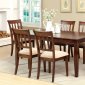 CM3886T Plainville 7Pc Dining Set in Brown Cherry