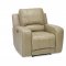 Terrence Power Reclining Sofa & Loveseat in Leather Match