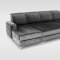 Alfredo W114 Sectional Sofa - Gray - Skyler Design