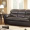 Stinett Sofa 8439AH in Dark Brown by Homelegance w/Options