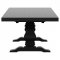 Florence Dining Table 115531 Distressed Black -Coaster w/Options