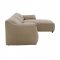 Veata Sectional Sofa LV03090 in Light Brown Suede Velvet by Acme