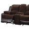 1301 Motion Sofa in Chocolate & Brown by Global w/Options