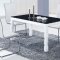 D8055 Dining Table in White & Black by Global w/Options