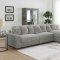 Blaine Sectional Sofa 509900 in Fog Velvet by Coaster