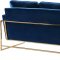 Mila Sofa 678 in Navy Velvet Fabric by Meridian w/Options