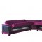 Four Seasons Sectional Sofa Bed in Burgundy by Casamode w/Option