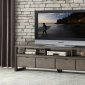 Prudhoe TV Stand 4550-76T in Oak & Gunmetal by Homelegance