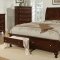 B2800 Bedroom in Dark Pecan w/Optional Casegoods