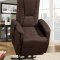 Glenson Power Lift Chair 9644DB in Dark Brown by Homelegance