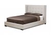 Favela Platform Bed in Beige Linen Fabric by Wholesale Interiors