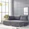 Day & Night Sofa Bed in Gray Fabric by Casamode w/Options