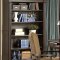 Mocha Finish Classic Home Office Desk w/Two Storage Drawers