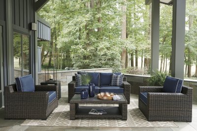 Grasson Lane Outdoor Sofa & Loveseat Set P783 -Ashley w/Options