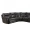 Martin Power Motion Sectional Sofa in Grey by Leather Italia