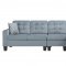 Latana Sectional Sofa 9957GY-SC in Gray Fabric by Homelegance