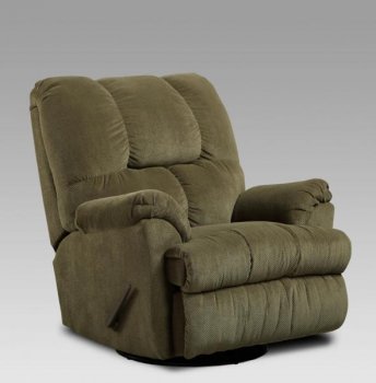 Olive Fabric Modern Elegant Swivel Rocker Recliner [CHFRC-V4-2700-VailOlive]