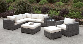 Somani CM-OS2128-9 Outdoor Patio Sectional Sofa Set [FAOUT-CM-OS2128-9-Somani]