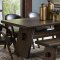 Cabezon Dining Table 5555-72 in Walnut by Homelegance w/Options