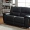 Cantrell Motion Sofa 9778BLK in Black by Homelegance w/Options