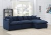 Destino Power Motion Sectional Sofa 3Pc 651551 Blue by Coaster