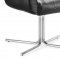 Maria Chair in Black Leatherette by Whiteline Imports