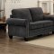 Cornelia Sofa 2Pc Set 8216DG in Dark Grey Fabric - Homelegance