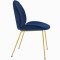 Scoop Dining Chair 3548 Set of 2 in Navy Velvet by Modway