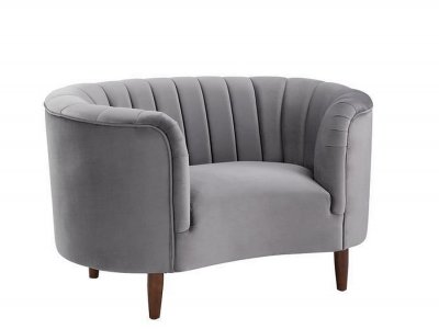 Millephri Chair LV00168 in Gray Velvet by Acme