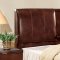 CM7027BR Webster Bedroom w/Brown Padded Platform Bed & Options