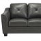 Avison Sofa 505291 in Grey Leatherette by Coaster w/Options