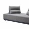 Glendale Sectional Sofa in Blue & Grey Fabric by VIG