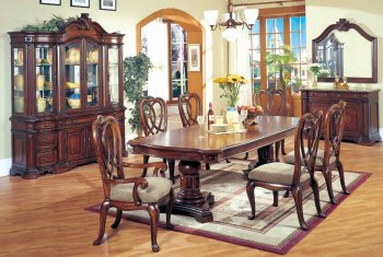 Ericka Dining Set 5Pc w/Optional Chairs & Buffet with Hutch [ADDS-Ericka]