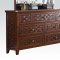 Carmela Bedroom in Walnut by Acme w/Optional Case Goods