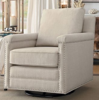 Oreboro Accent Chair 2Pc Set 1221-1 in Beige by Homelegance