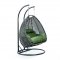 Wicker Hanging Double Egg Swing Chair ESCCH-57DG by LeisureMod