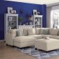 Southgate Sectional Sofa 9823VR in Ivory - Homelegance w/Options