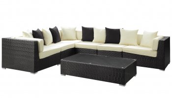 Lambid Outdoor Patio Sectional 7Pc Set Choice of Color by Modway [MWOUT-Lambid]