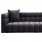 Bea Sofa TOV-S100 in Grey Velvet Fabric by TOV Furniture