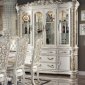 Vendome Buffet with Hutch DN01350 in Antique Pearl by Acme