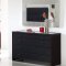 Penelope Black Bedroom by ESF w/Oversized Headboard & Options