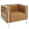 Charles Grande Sofa in Tan Leather by Modway w/Options