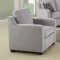 504031 Charlotte Sofa in Light Grey Fabric by Coaster w/Options