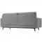 Prompt Sofa in Light Gray Fabric by Modway