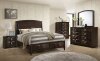 F9327Q 5Pc Bedroom Set in Espresso by Poundex w/Options