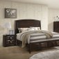 F9327Q 5Pc Bedroom Set in Espresso by Poundex w/Options