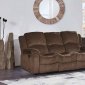 U3118C Motion Sectional Sofa - Coffee Chenille Fabric by Global