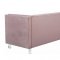 Mariel Sofa 629 in Pink Velvet Fabric by Meridian w/Options